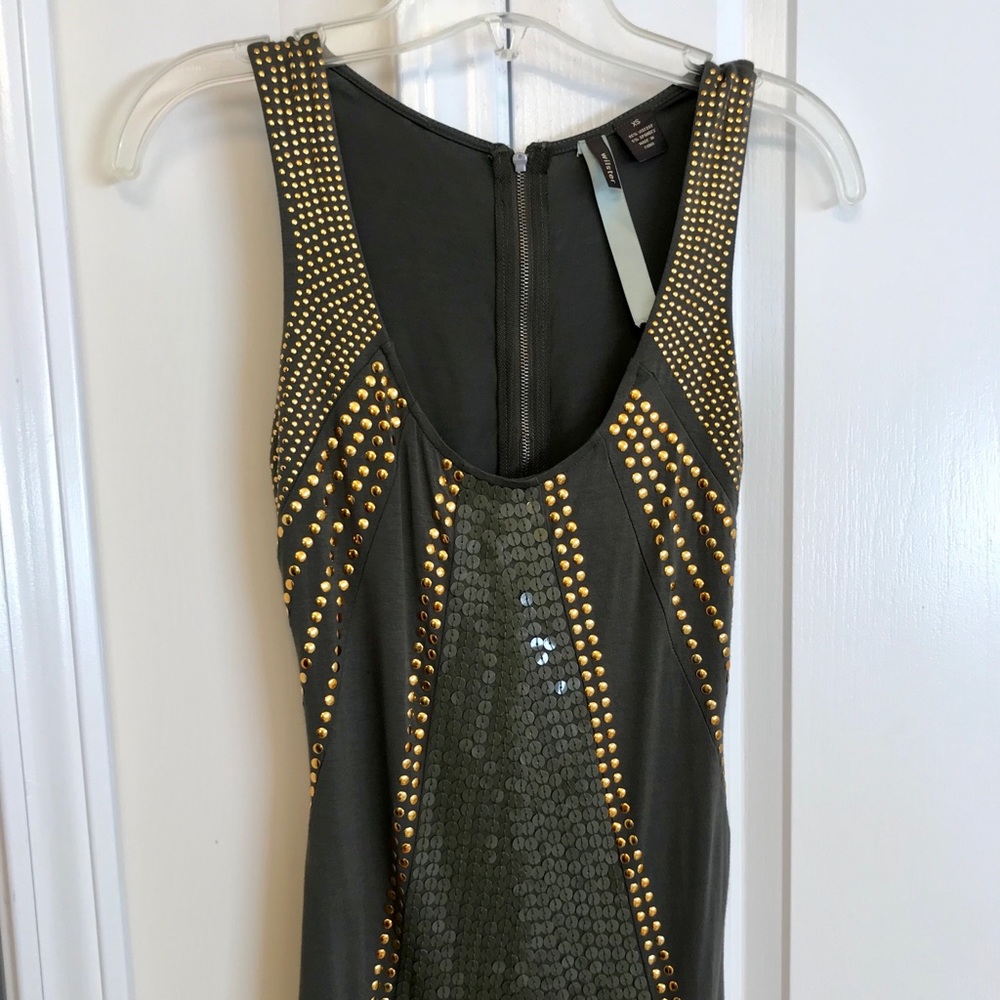 VGUC Green & Gold XS Wilster Sleeveless blouse